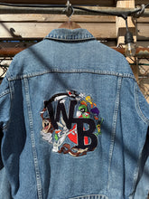 Load image into Gallery viewer, Vintage 90s Looney Tunes Embroidered Jean Jacket (M)
