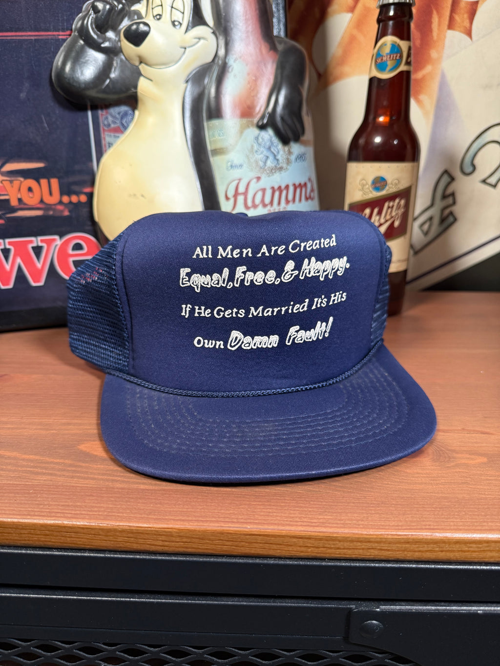 Vintage “All Men Are Created Equal” Trucker Hat