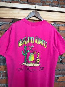 Vintage Margarita Madness Pink Tee (L)