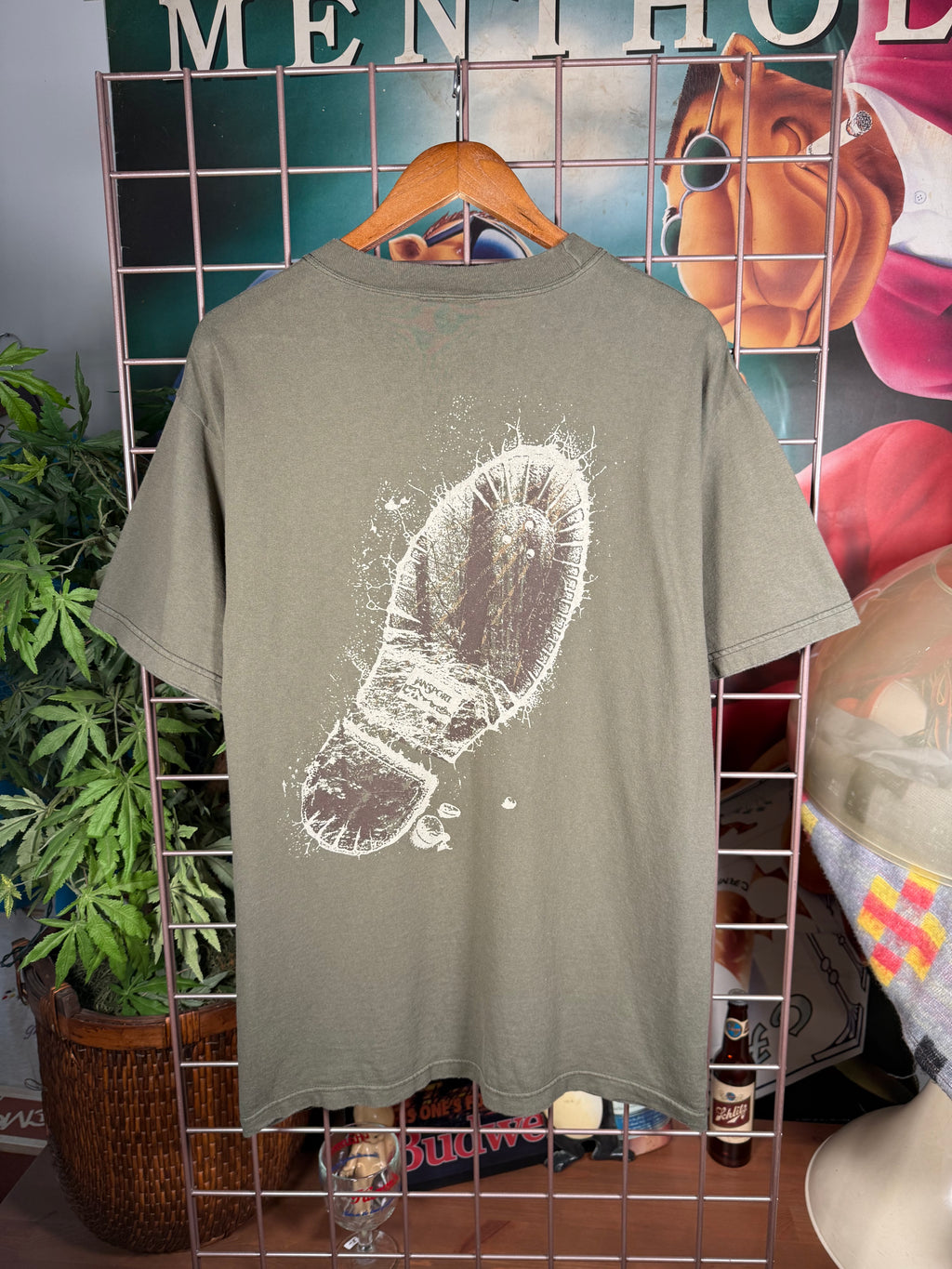 Vintage 90s Jansport Hiking Boot T-Shirt (L)