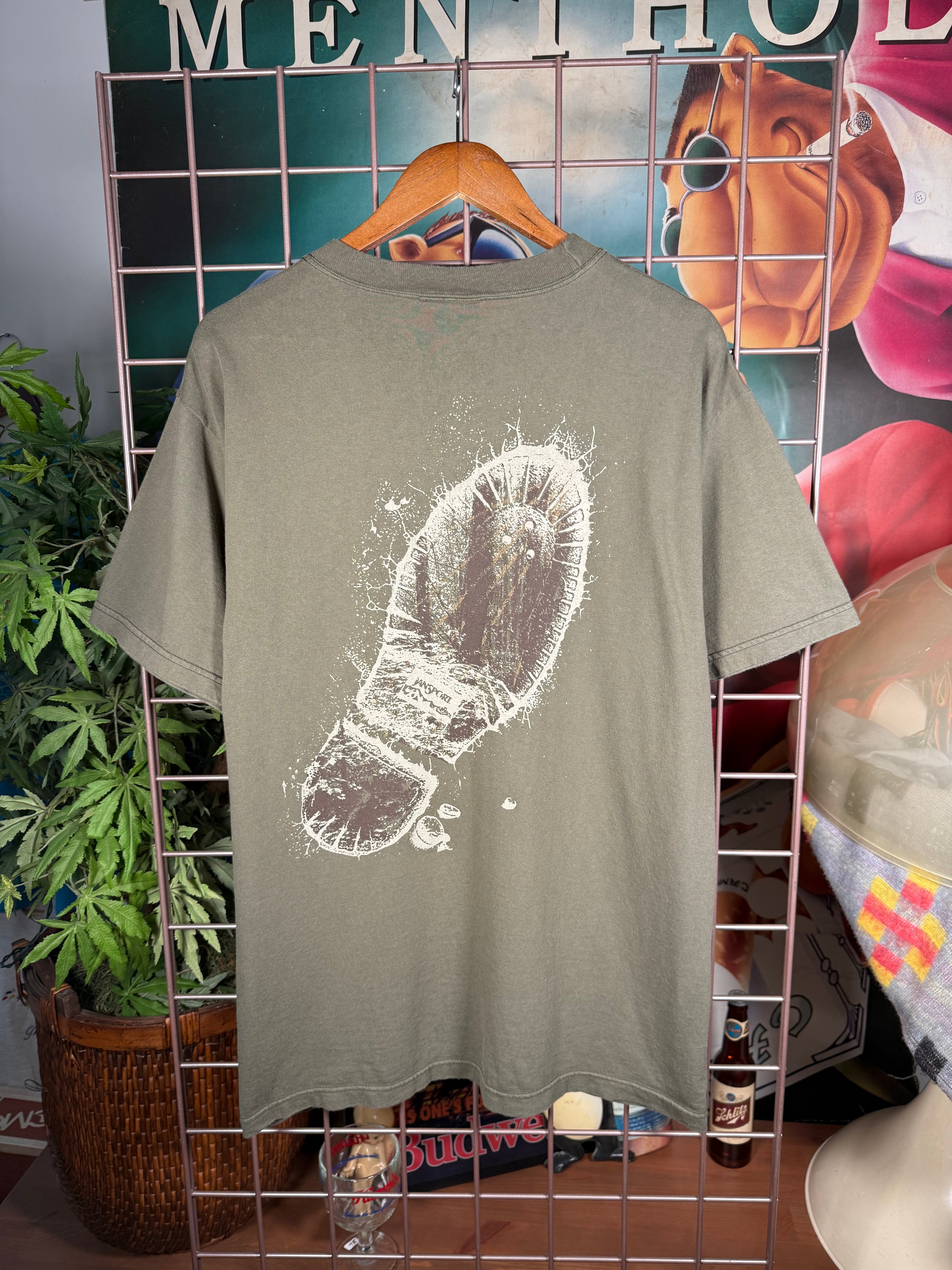 Vintage 90s Jansport Hiking Boot T-Shirt (L)