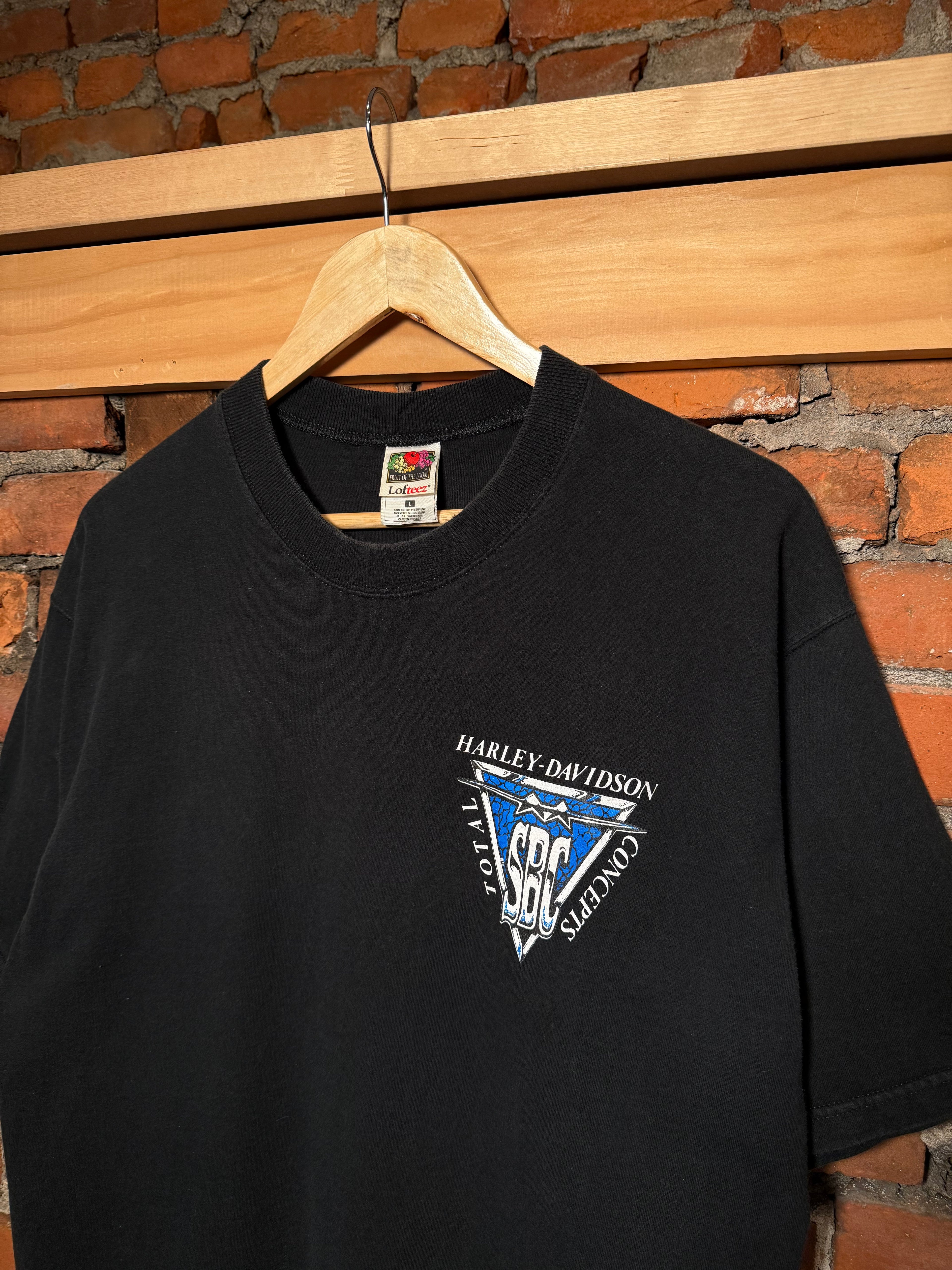 Vintage 90s Harley Davidson South Bay Cycles T-Shirt (L)