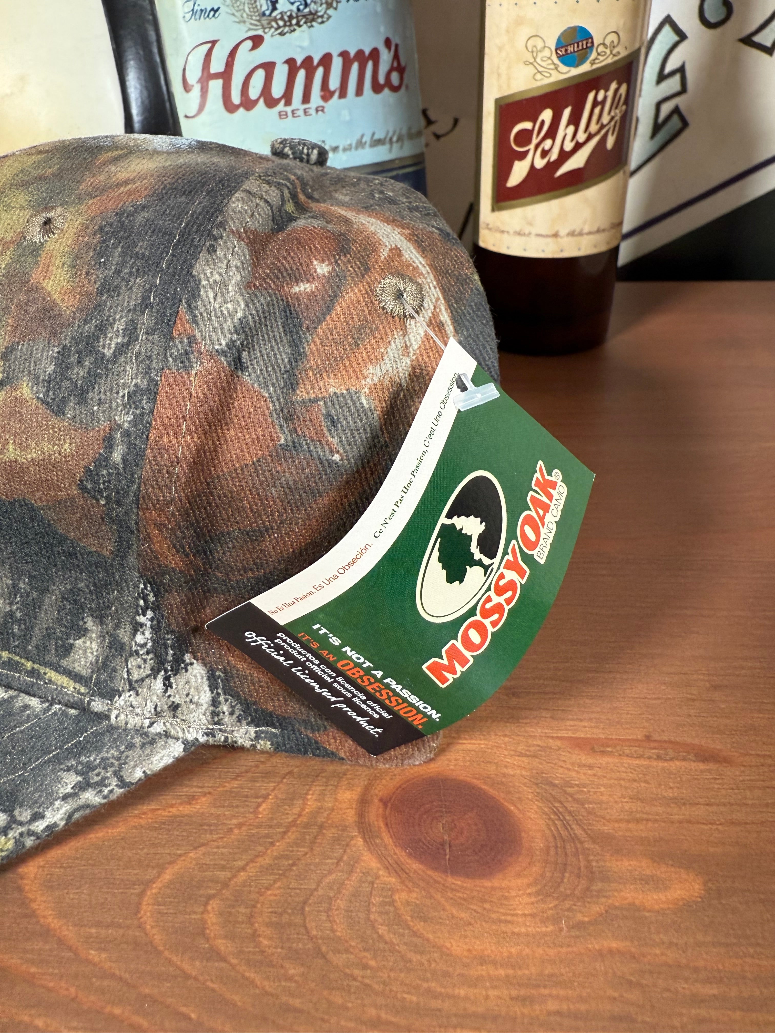Vintage Mossy Oak Crows Seed Camo Hat