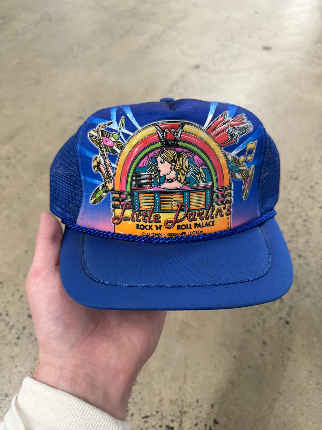 Vintage Little Darlin’s Rock n Roll Palace Trucker Hat