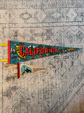 Load image into Gallery viewer, Lot of 2 Vintage Pennants - California and Sea World
