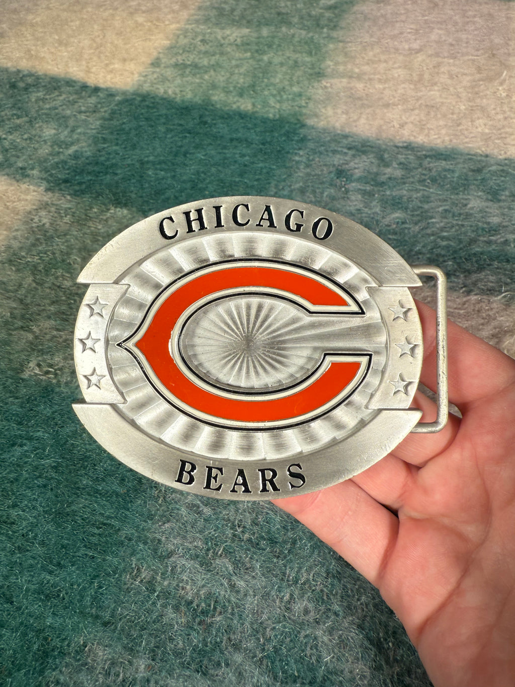 Vintage 2000s Chicago Bears Oversized Belt Buckle