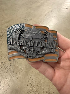 Vintage 1992 American Lawman Belt Buckle