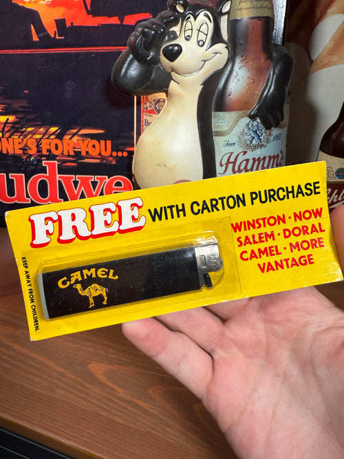 Vintage 1981 Camel Cigarettes Unopened Lighter