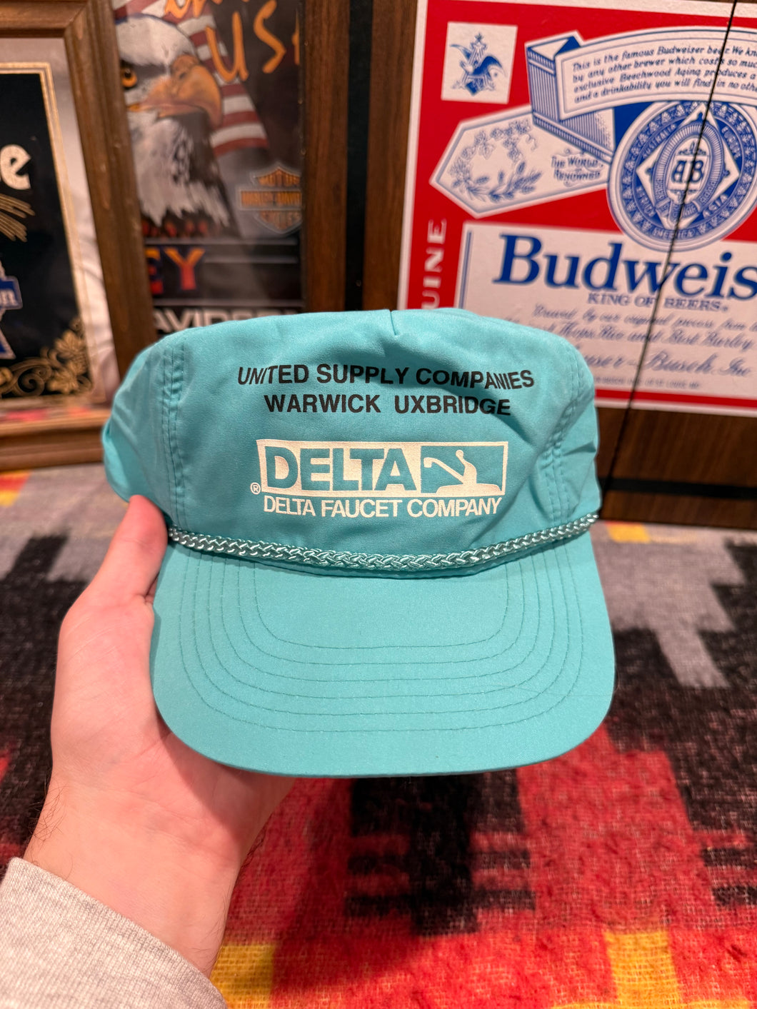 Vintage Delta Faucet Company SnapBack Hat
