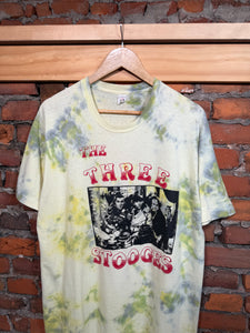 Vintage 80s 3 Stooges Tie Dye Tee (XL)