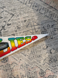 Vintage Philadelphia Phillies Rainbow Pennant