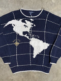 Vintage Nautica Earth Knit Sweater (XL)