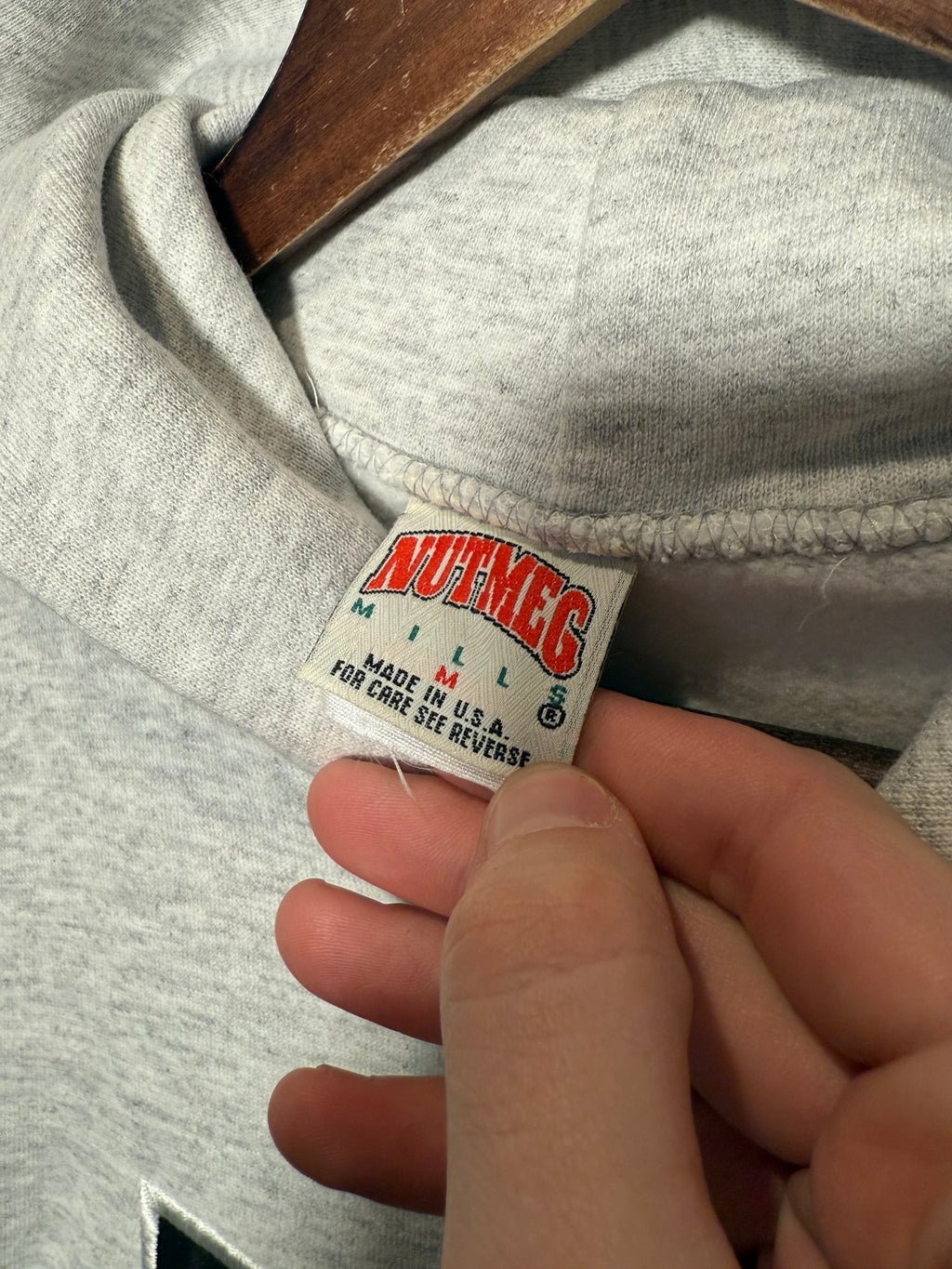Vintage Raiders Nutmeg Hoodie (M)(Flaws)