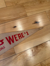 Load image into Gallery viewer, Vintage Phillies 1980 World Series Champs Pennant

