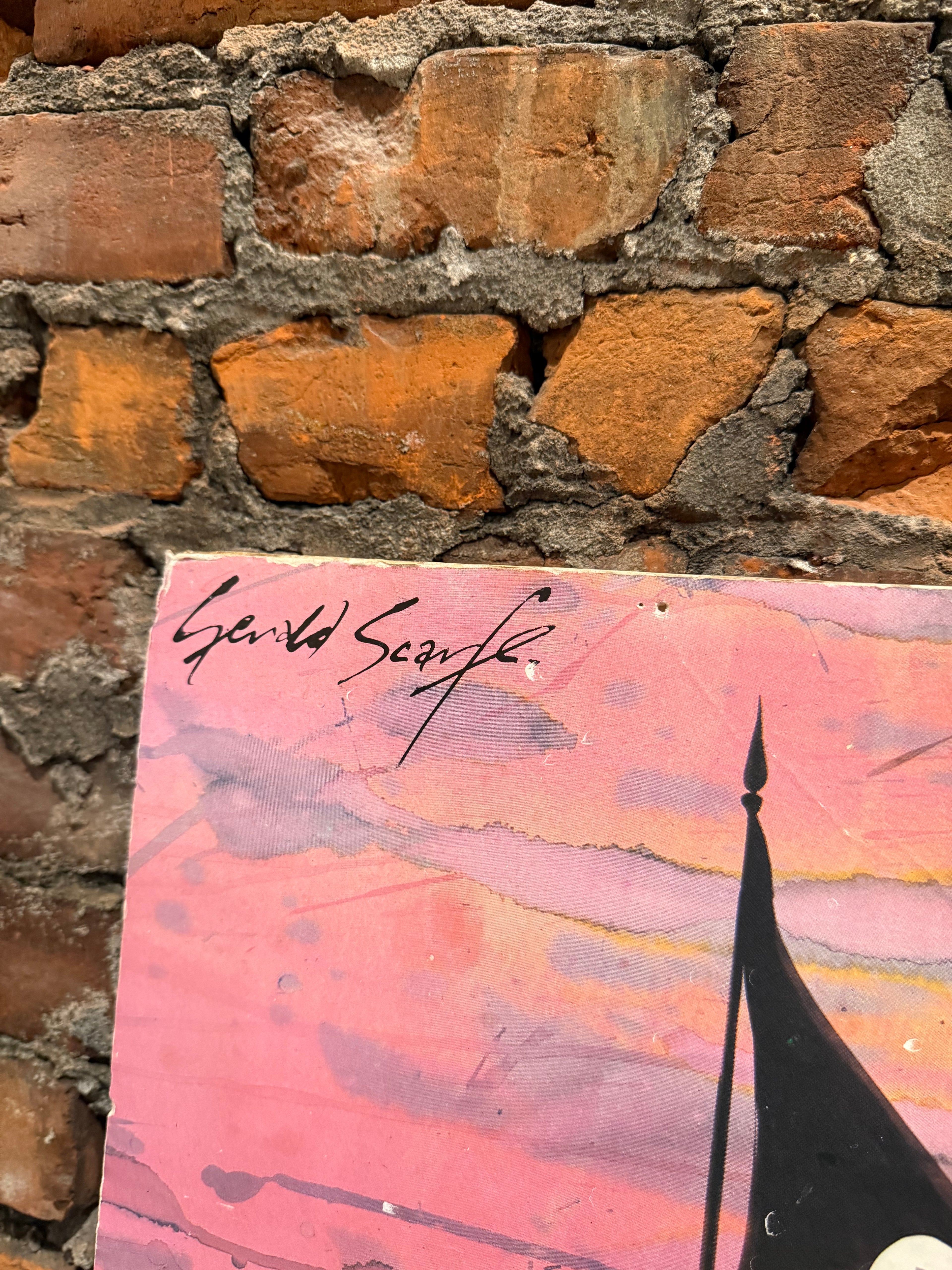 Vintage Pink Floyd The Wall Cardboard Record Store Display (38x27)