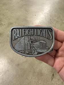 Vintage Raleigh Lights Cigs Belt Buckle