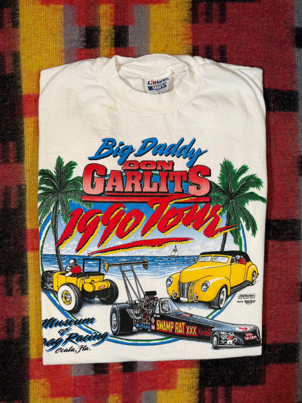 Vintage 1990 Museum of Drag Racing Shirt (S)