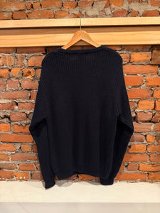 Vintage Eddie Bauer Black Knit Sweater (M)