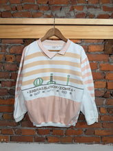 Load image into Gallery viewer, Vintage 80s Striped Novelty Sweatshirt (WS)
