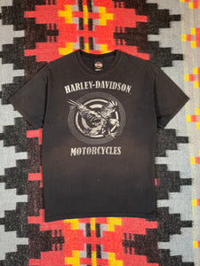 Faded Harley Davidson Ocean City Eagle Shirt (L)