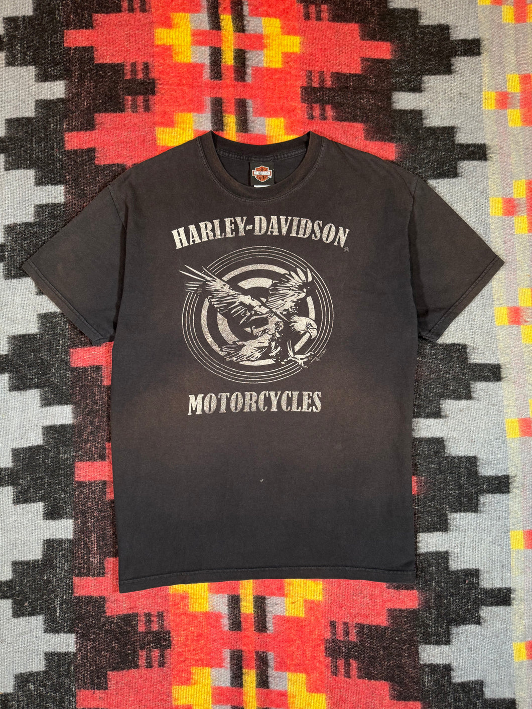 Faded Harley Davidson Ocean City Eagle Shirt (L)