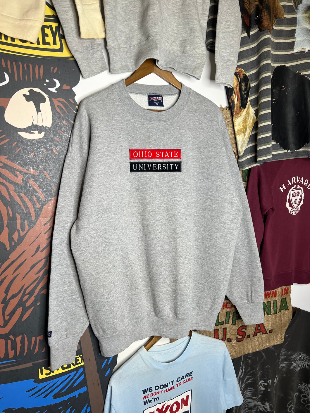 Vintage Ohio State Box Logo Crewneck (XL)