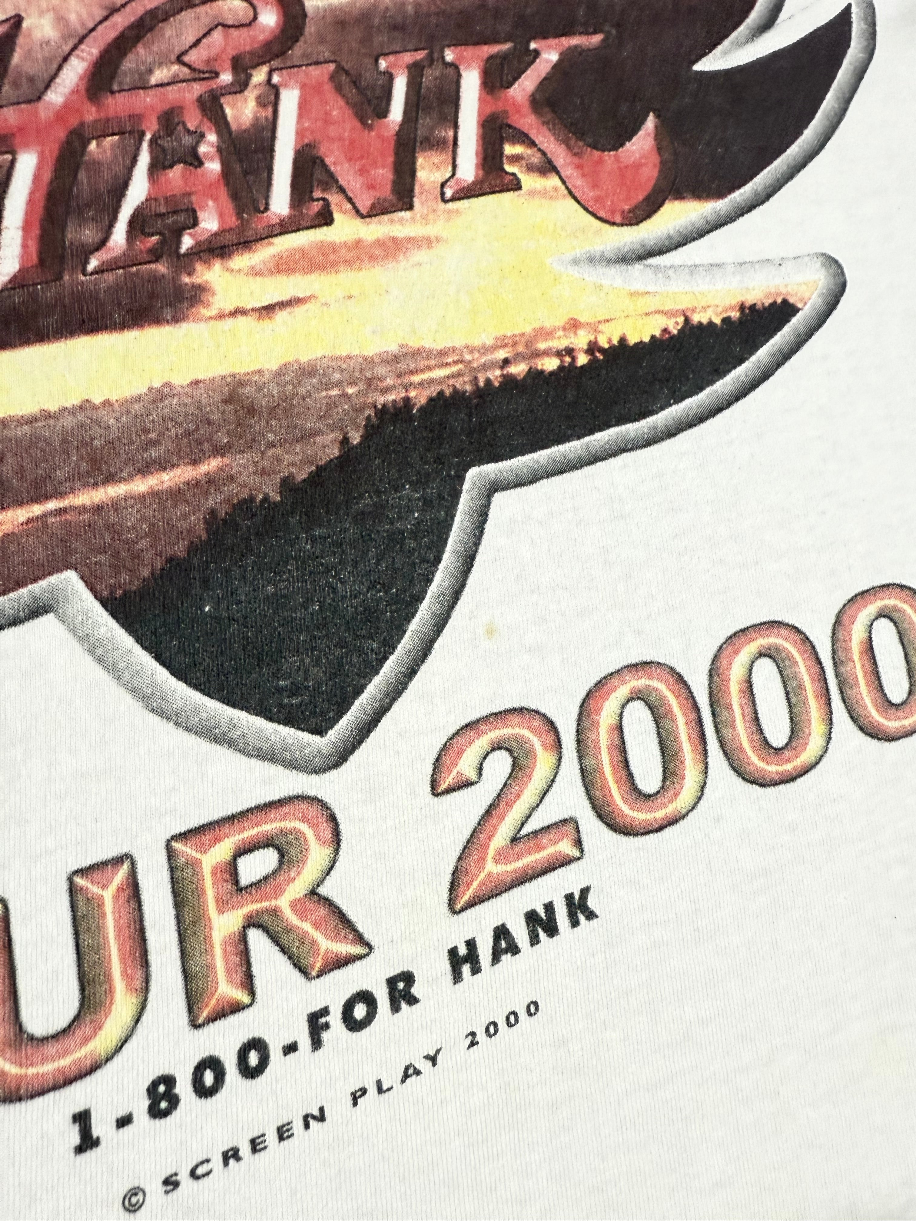 Vintage shank Williams Jr 2000 Concert T-Shirt (XL)