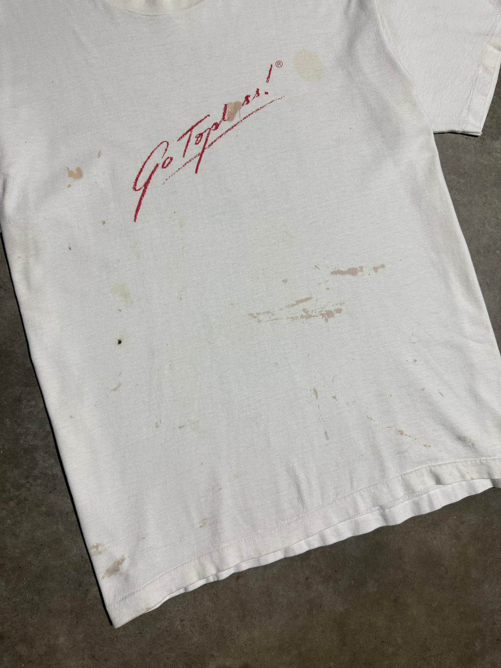 Vintage Go Topless Sole Suckers Bar Tee (XL)