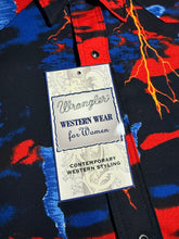 Load image into Gallery viewer, Vintage Wrangler Western Wear For Woman Tornado Pearl Snap Shirt (WXL)
