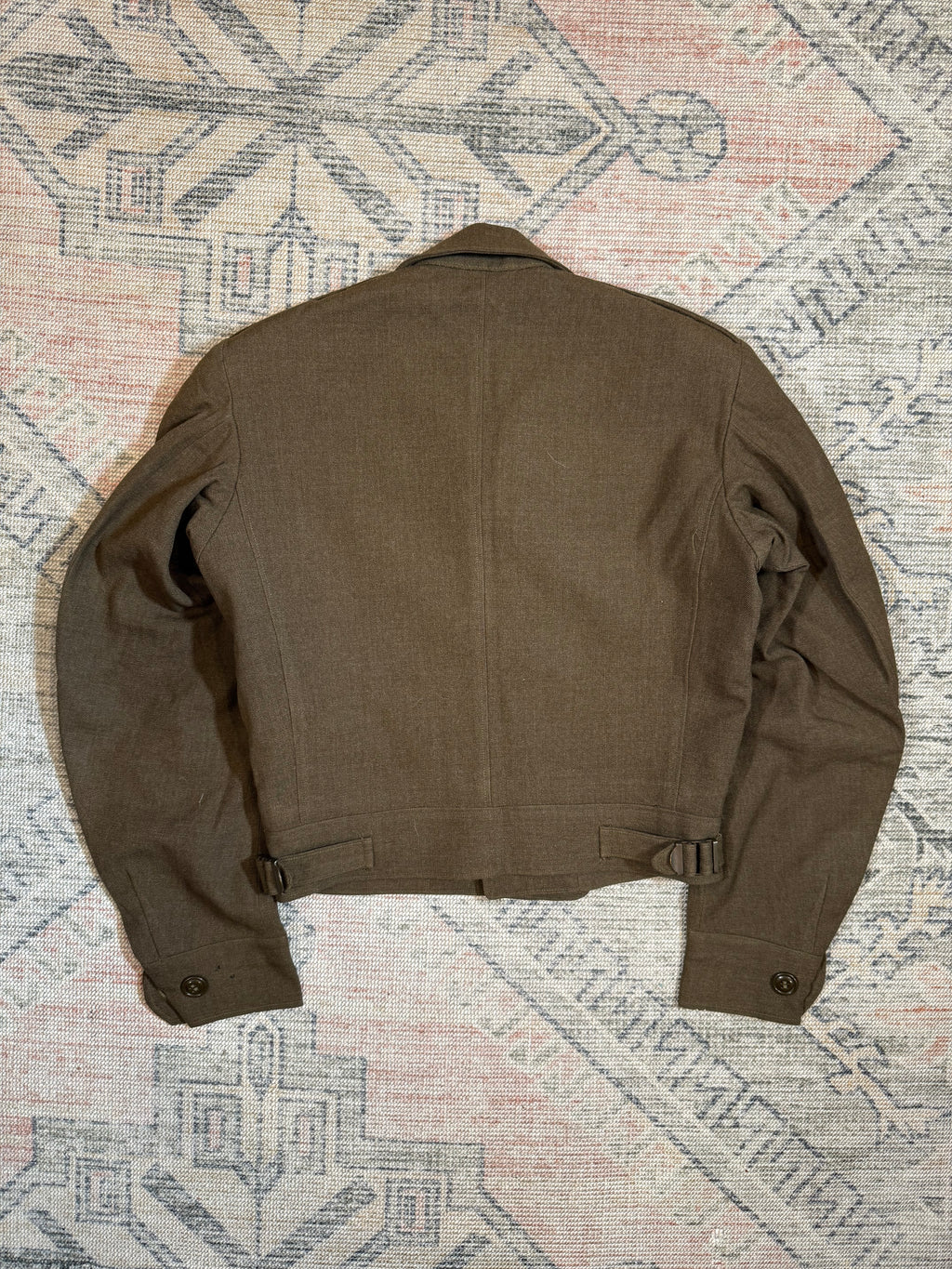 Vintage Wool Military Jacket (32R See Measurements)
