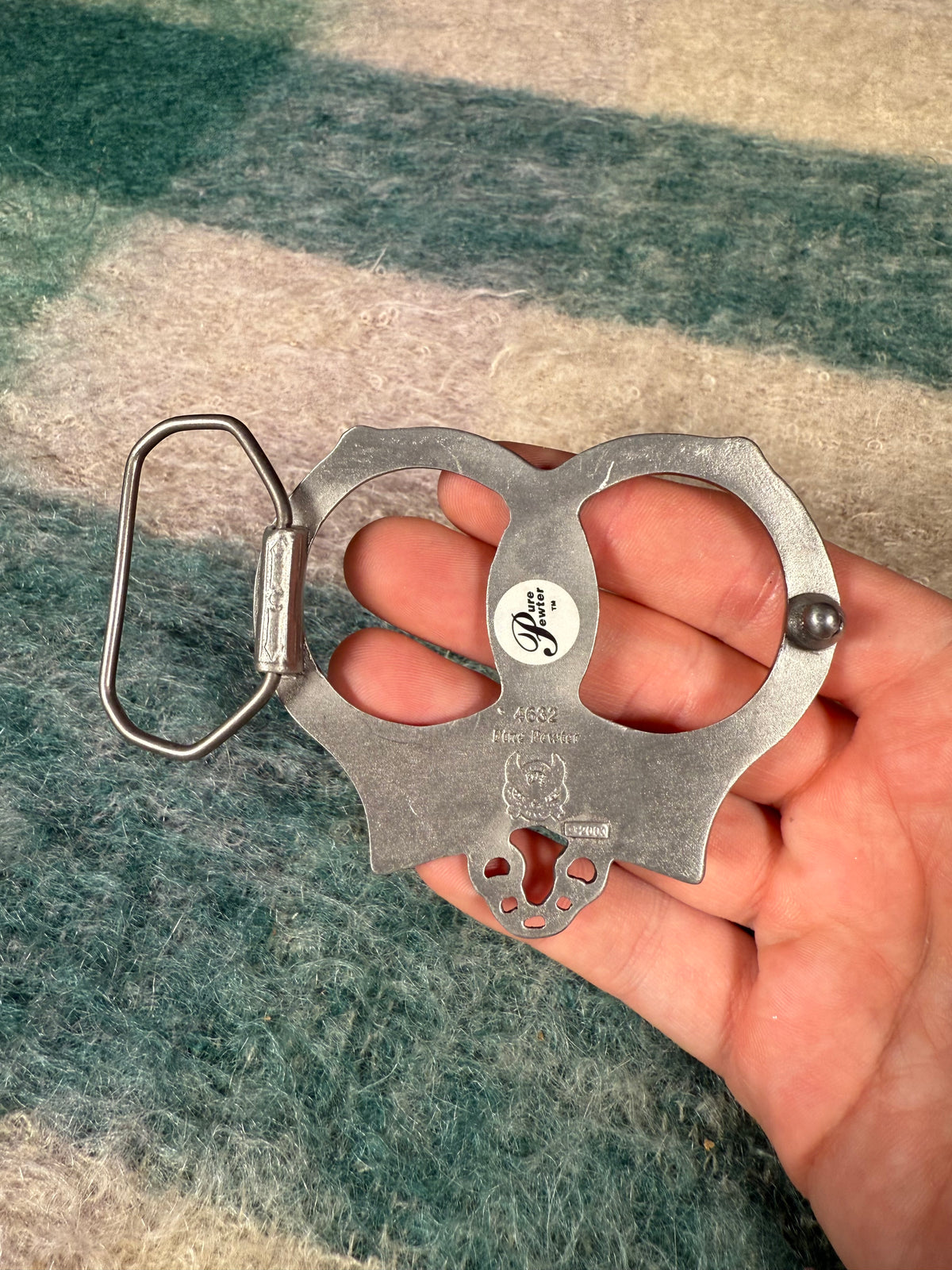 Vintage 2000 Handcuffs Belt Buckle