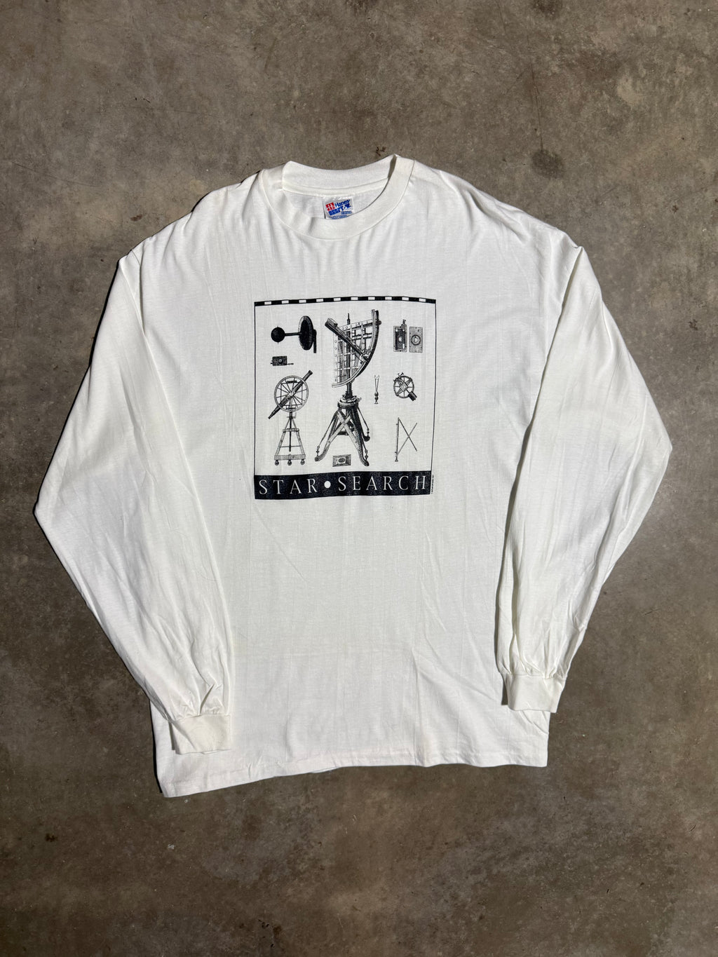 Vintage 1990s Star Search Art Longsleeve Shirt (XL)