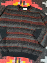 Load image into Gallery viewer, Vintage Tricots Knit Striped Wool Sweater (2XL)
