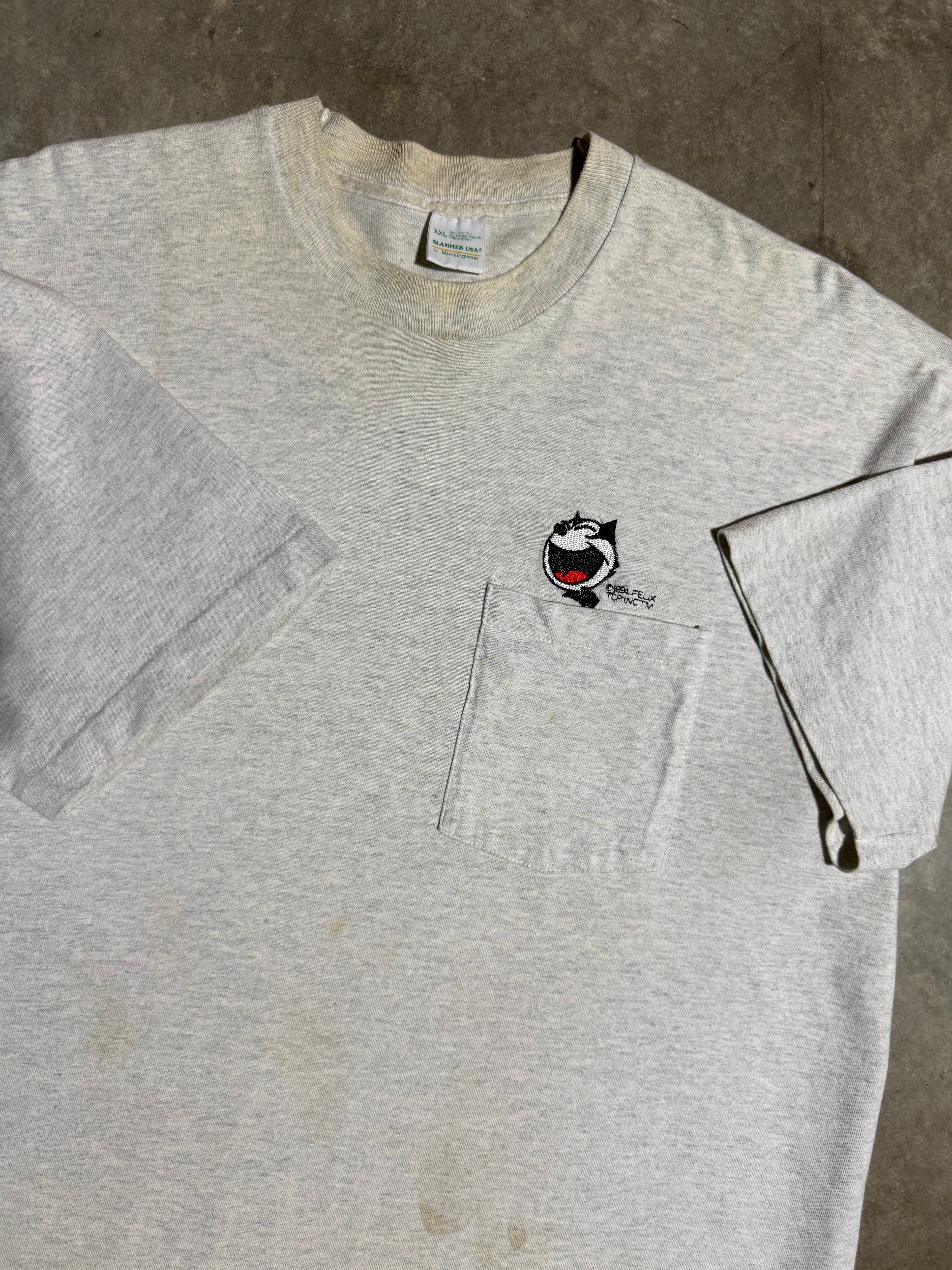 Vintage 1994 Felix The Cat Distressed Shirt (2XL)