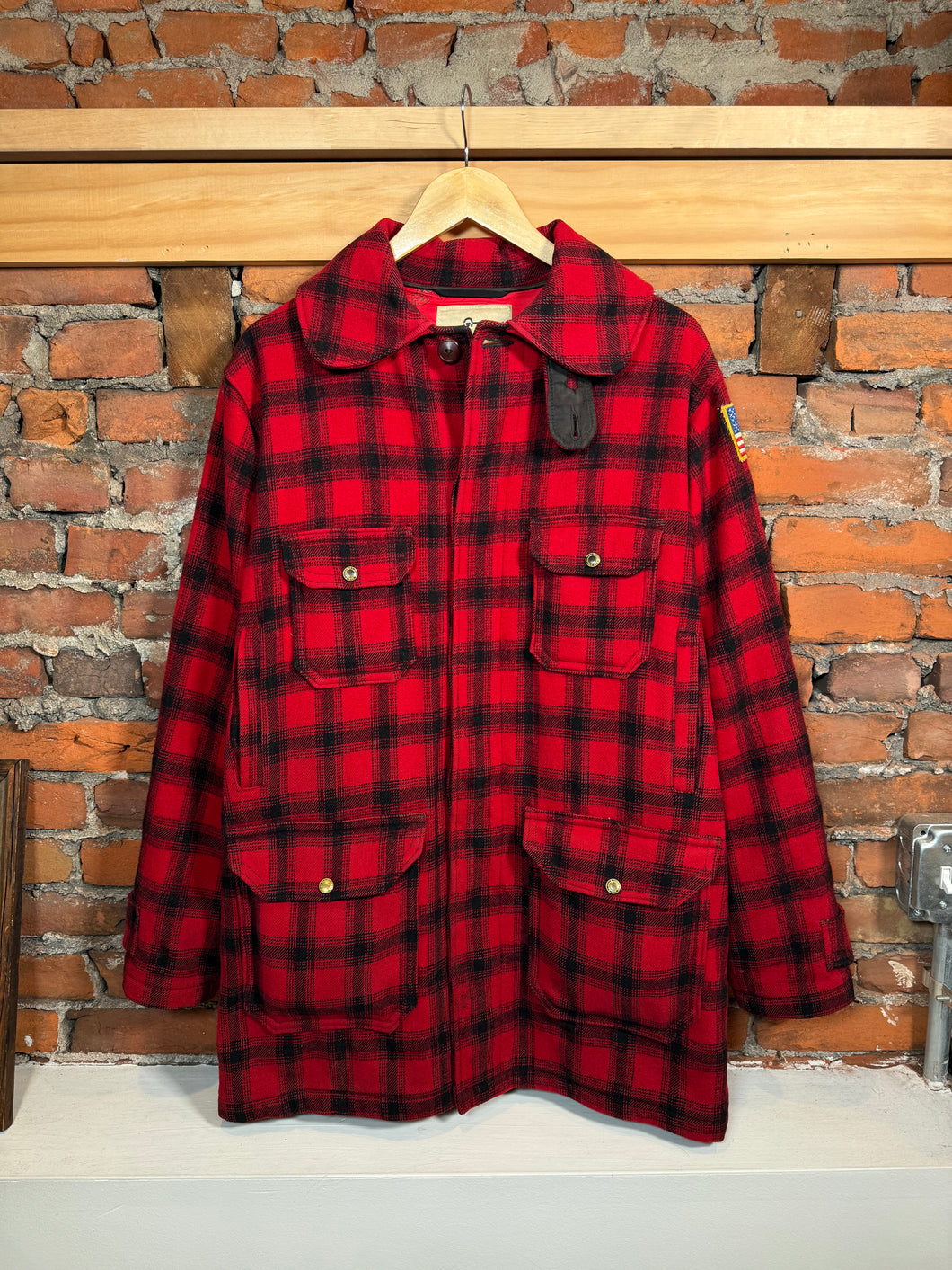 Vintage 70s Woolrich Heavyweight Flannal Jacket (L)