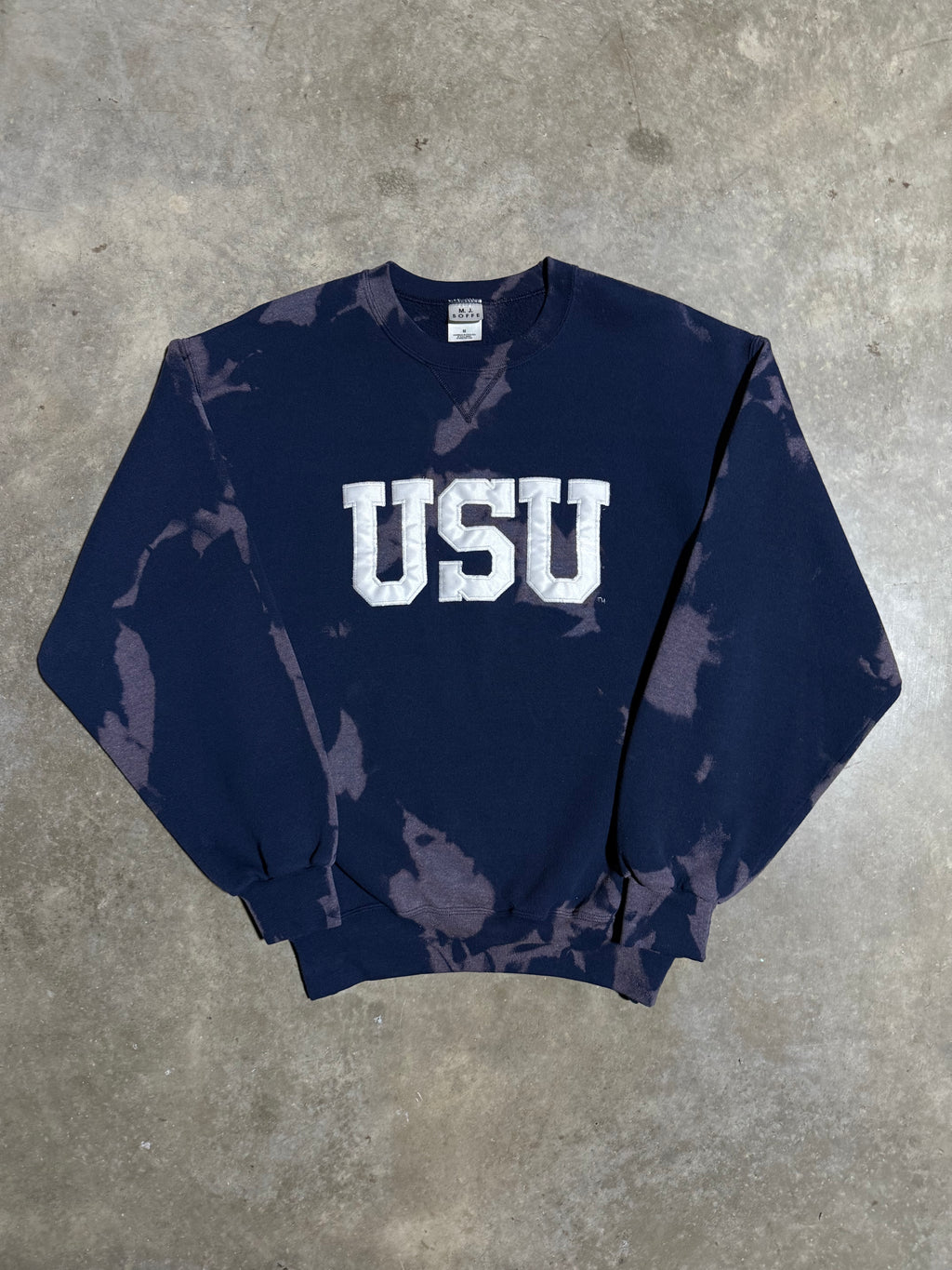 Vintage Utah State University Bleached Crewneck (M)