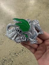 Load image into Gallery viewer, Vintage Green Wing Dragon Belt Buckle
