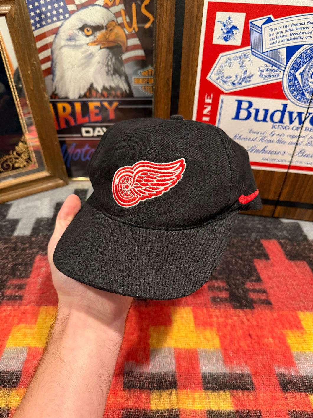Vintage Nike Red Wings Hat