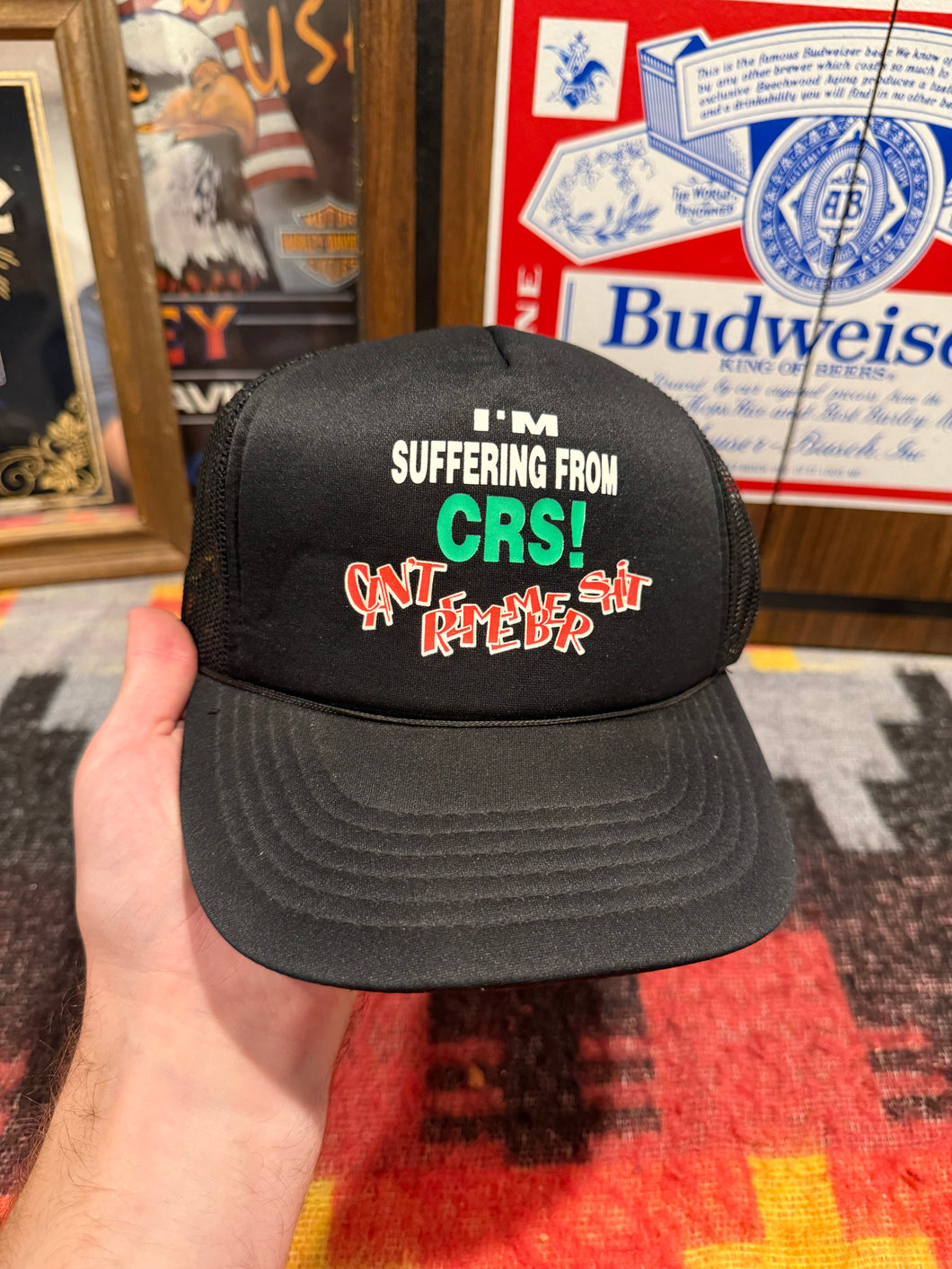 Vintage 80s Can’t Remember Shit Trucker Hat