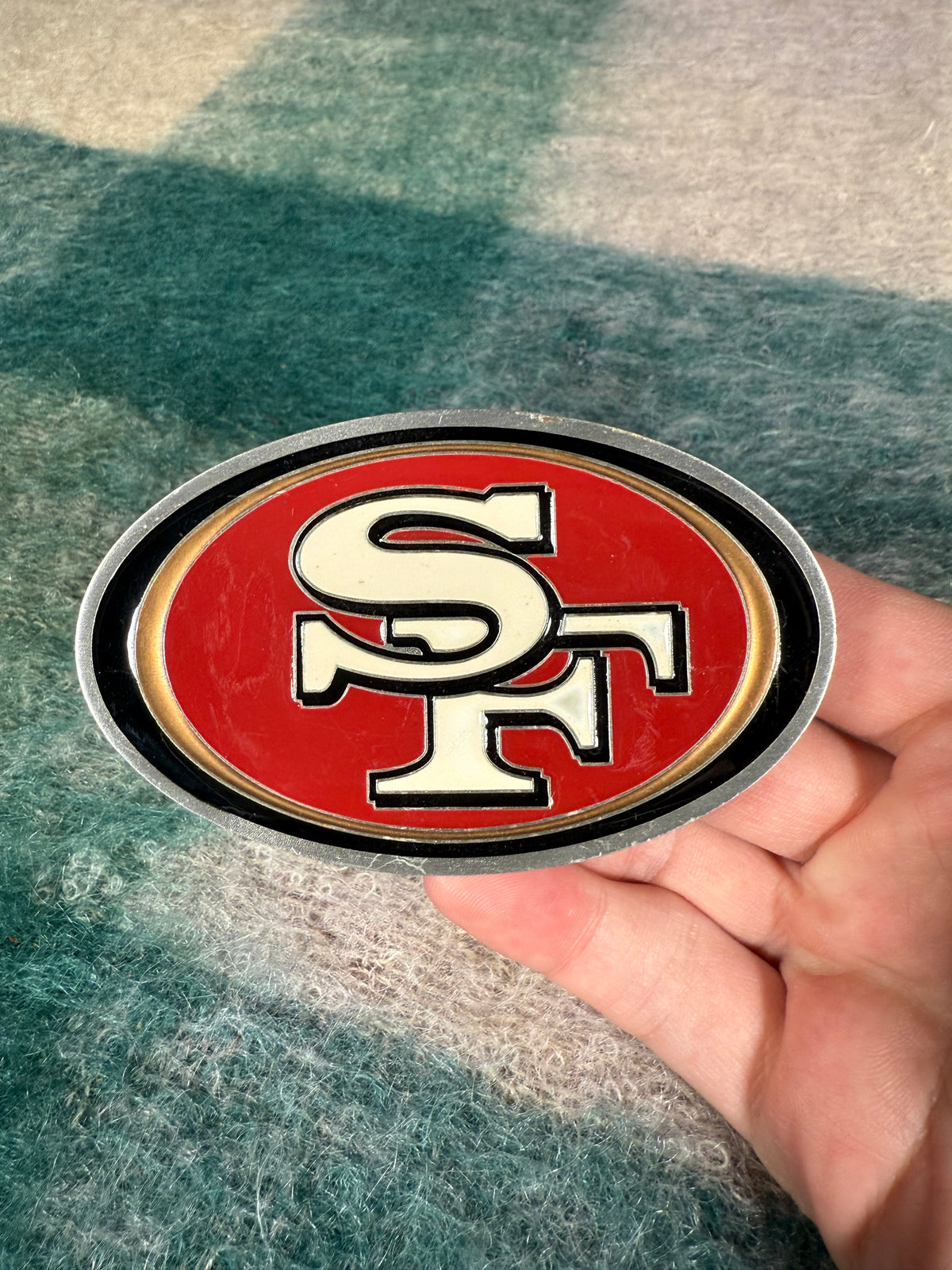 Vintage 2000s San Francisco 49ers Logo Belt Buckle