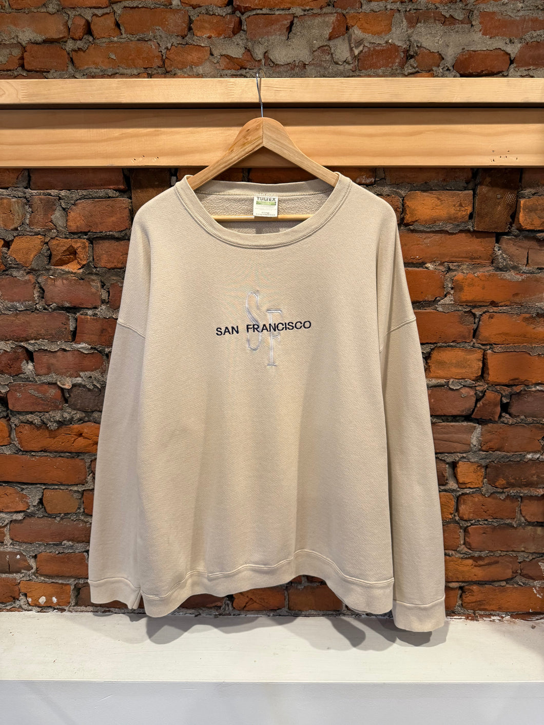 Vintage 90s San Francisco Embroidered Crewneck (XL)