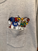 Load image into Gallery viewer, Vintage 90s Looney Tunes Football Embroidered Pocket Tee (2XL)
