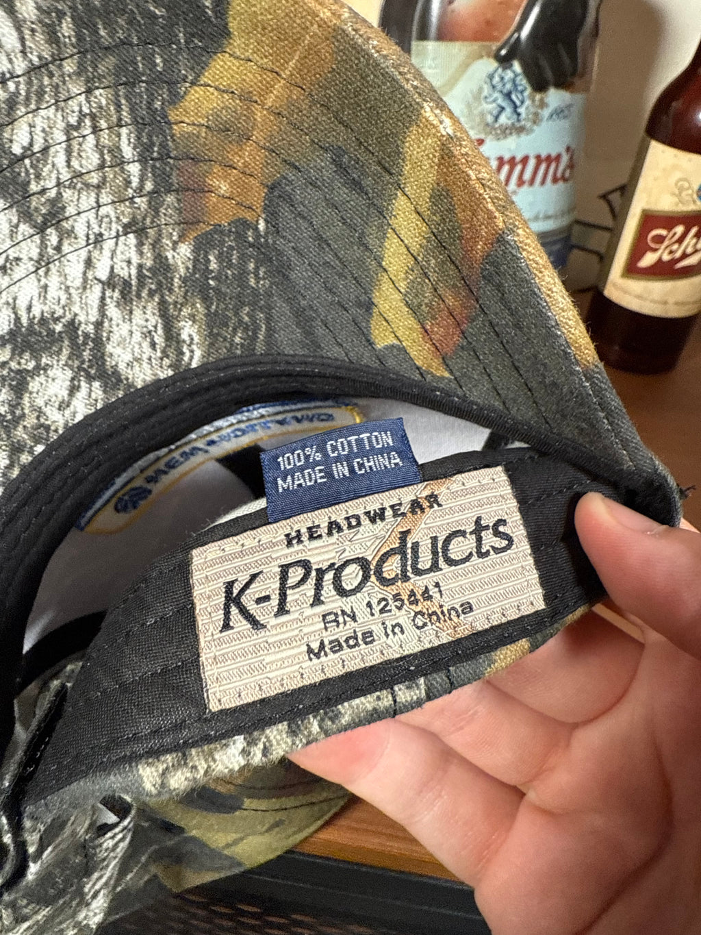 Vintage New Holland Agriculture Camo K Products Hat