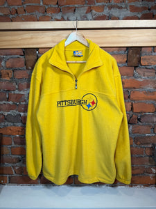 Vintage Pittsburgh Steelers Fleece Pullover (M)