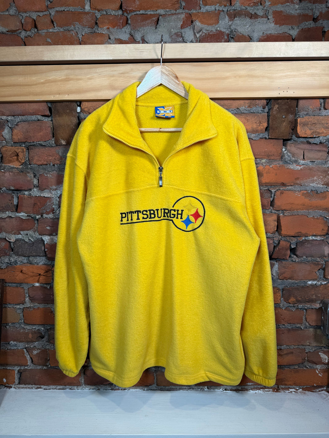 Vintage Pittsburgh Steelers Fleece Pullover (M)