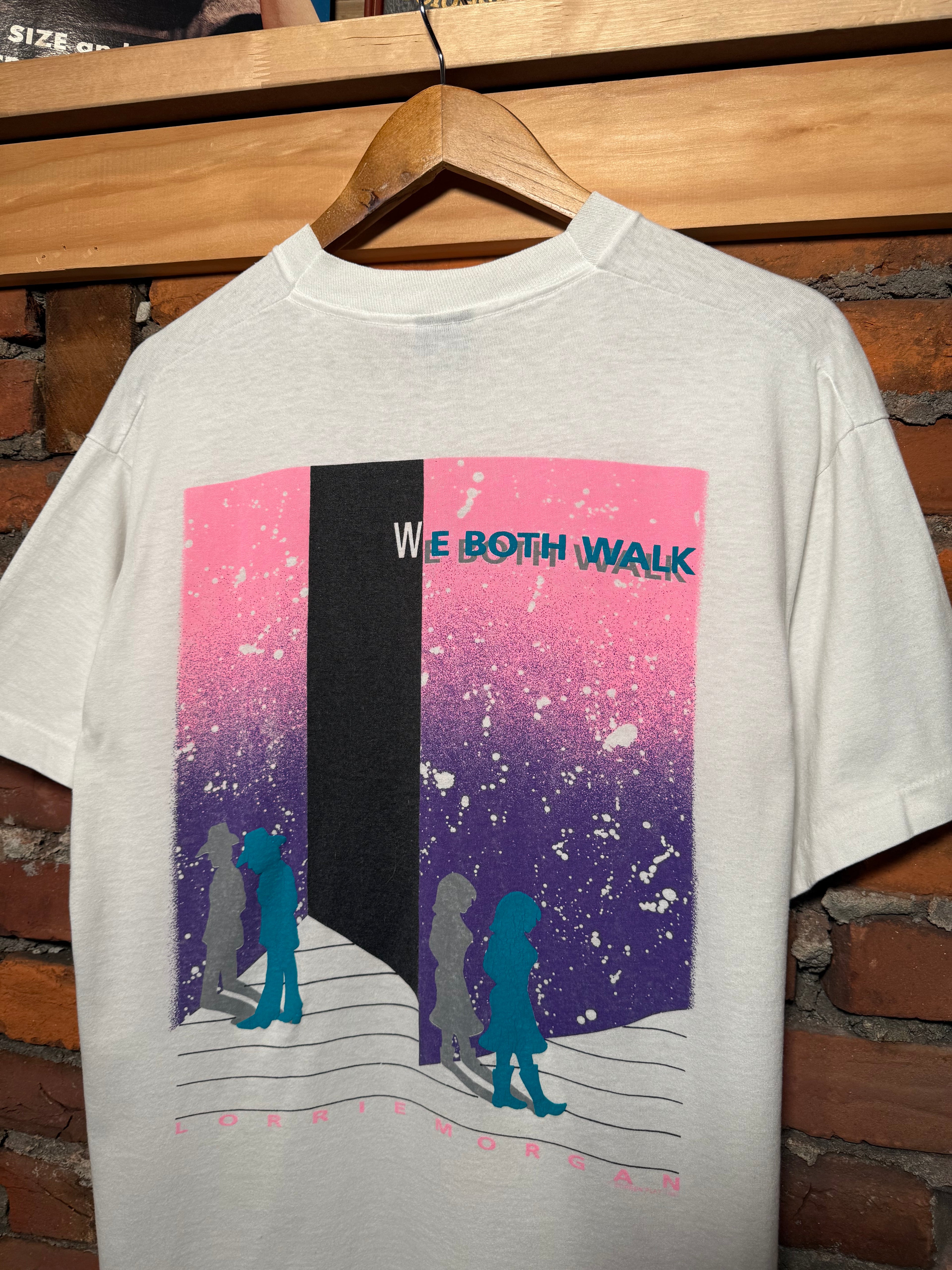Vintage 1991 Lorrie Morgan We Both Walk Concert Shirt (L/XL)