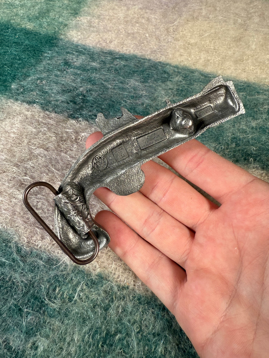 Vintage Gun Belt Buckle