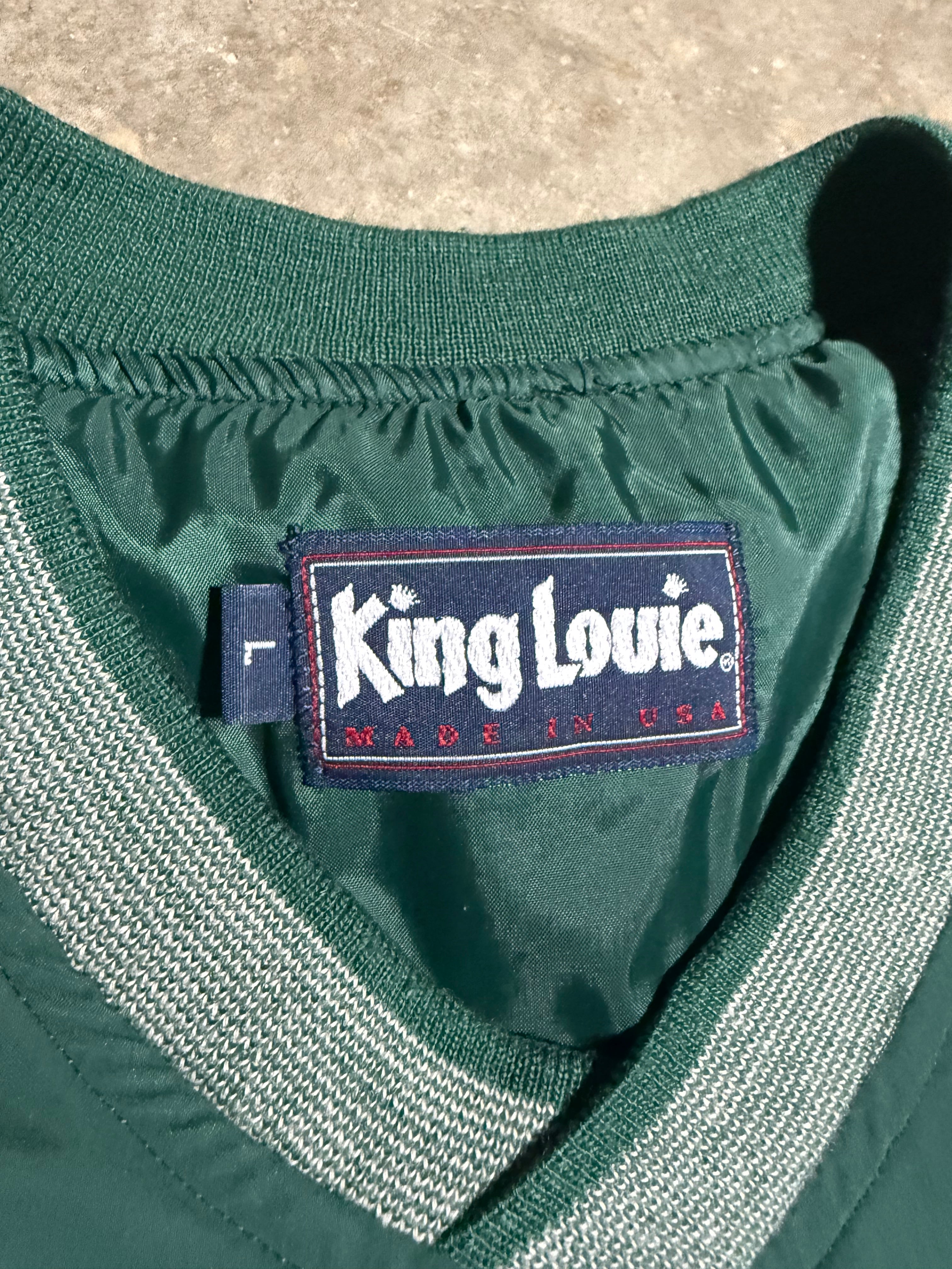 Vintage Pioneer Seeds Green Windbreaker (L)