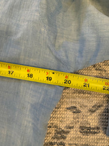 True Vintage Stitched Animal Denim Shirt (Measurements Shown)