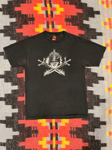 Hot Leather Skull Biker Shirt (M)